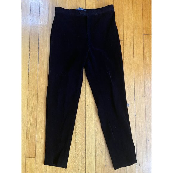 Ralph Ralph Lauren Black Micro Stunning Stretch Pants Ladies * - Picture 1 of 3